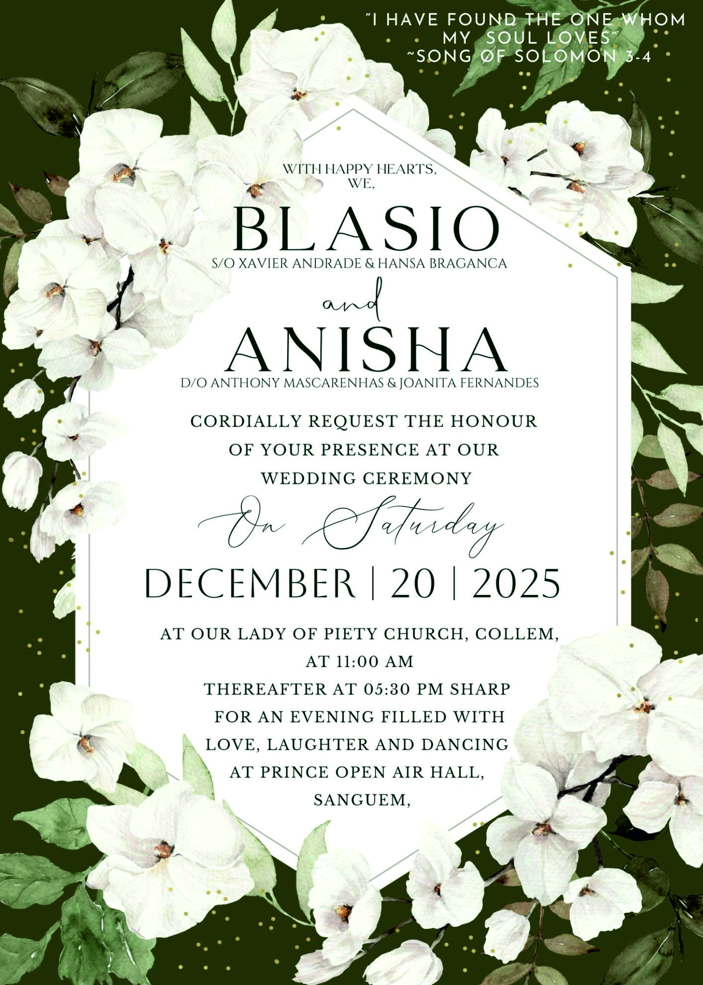 Wedding Invitation Design 4
